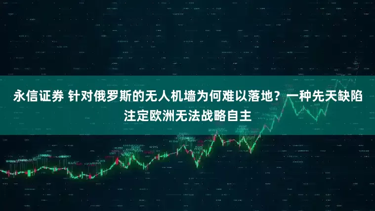 永信证券 针对俄罗斯的无人机墙为何难以落地？一种先天缺陷注定欧洲无法战略自主